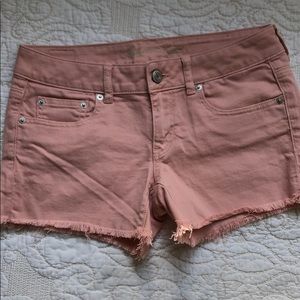 EUC American Eagle pink shorts size 6